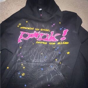 Punk Black Hoodie Sweater